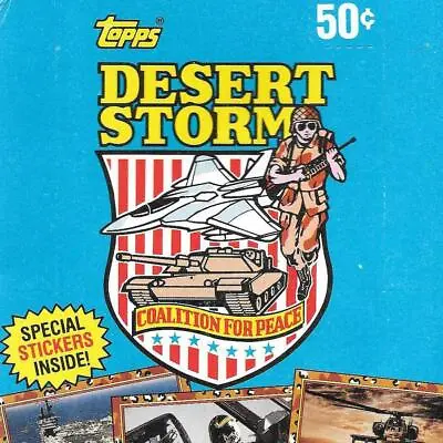 1991 Topps Desert Storm - You Pick (#1-176) / Stickers- Military Collector Card • $1.20