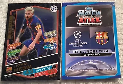 2016-17 Lionel Messi Topps Match Attax Champions League-Bronze Limited Edition • $6.97