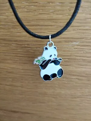 Panda Pendant Necklace Approx 17-19 Inches  • £2