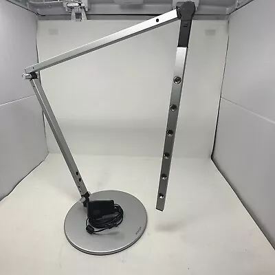 $175 • Buy KONCEPT Z-Bar Silver Desk Lamp LED Office Modern Art AR3100 With AC Adapter