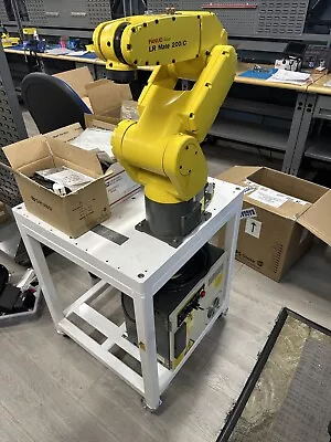 AS IS Fanuc LR Mate 200iC Robot R-30iA Controller I-Teach Color Pendant Table • $7000