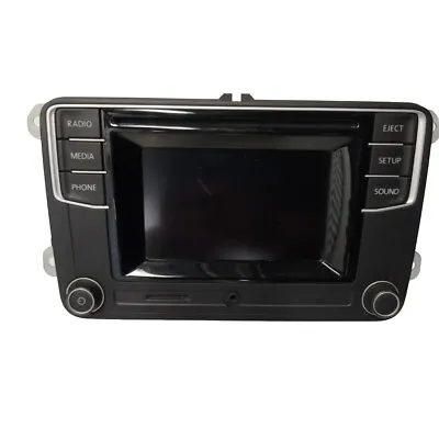 2017 VOLKSWAGEN JETTA OEM Bluetooth SD Slot Radio Display W/o Navigation Clean! • $119