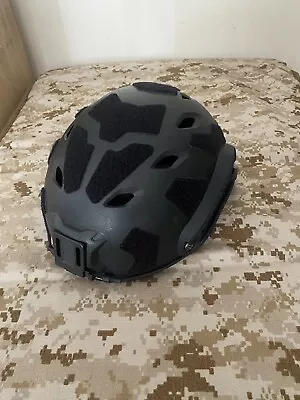 Base Jump Highcut Tactical Bump Helmet With Multicam-black Helmet Cover (size XL • $100