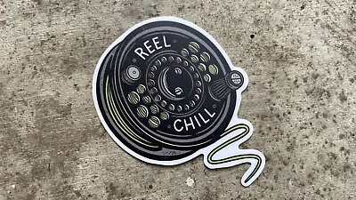 Fly Fishing Sticker 2 Pack (Reel Chill) - Yeti Sage Orvis Simms Patagonia Decal • $4