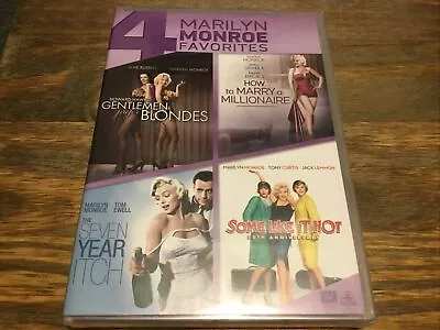 4 Marilyn Monroe Film Favorites - Some Like It Hot + More  BRAND NEW Ships FREE • $16.99