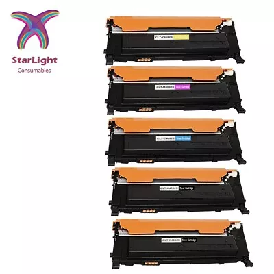 5 Toner Cartridge Compatible With Samsung CLP 320 320 325 325W CLX 3180 3185 • £47.29