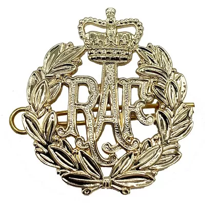 Royal Air Force Cap Badge - Brass Base Metal • £7.99