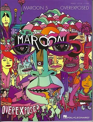 MAROON 5 OVEREXPOSED SONGBOOK Piano Vocal Guitar 2012 NOS • $14.25