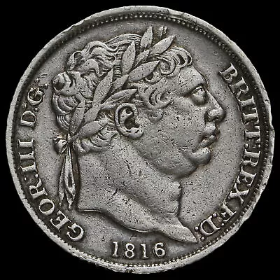 1816 George III Milled Silver Sixpence VF • £22