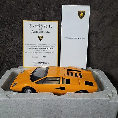 1/18 Lamborghini Countach Lp400 Autoart • $400