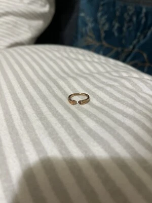$25.20 • Buy Genuine Pandora ROSE Gold Plated Love Hearts Stacking Ring Size 52