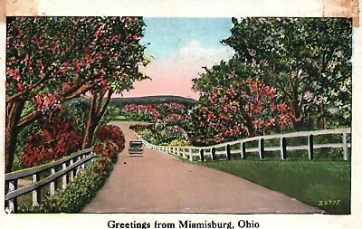 Miamisburg Ohio 1939 - Postcard (B21) • $1.29