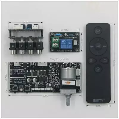 Remote Volume Audio Input Choose Motor Pot Preamplifier Board + On/Off Control • $36