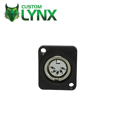 5 Pin Din MIDI Chassis Socket. Neutrik D Type. 180° Female Panel Mount Connector • £7.15