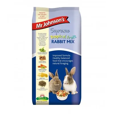 Mr Johnson's Supreme Tropical Fruit Rabbit Food Mix • £9.10