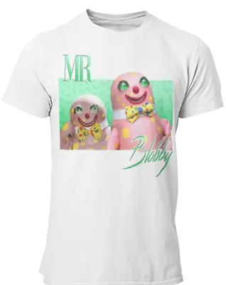 Mr Blobby Homage Funny Tv Film Movie Comedy Sci Fi Stag Do T Shirt • £5.99