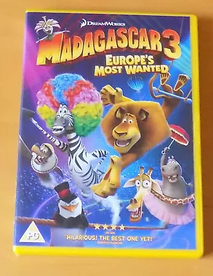 Madagascar 3 DVD -- Europe's Most Wanted • £1.20