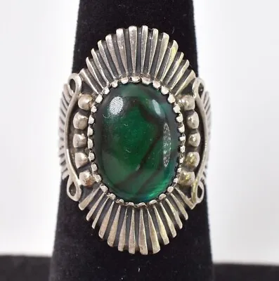 Adorable Sterling Silver Abalone Gemstone Ring • $25