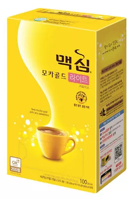 Korean Instant Coffee Mix Maxim Mocha Gold Light Low Sugar 100 Sticks • $69.99