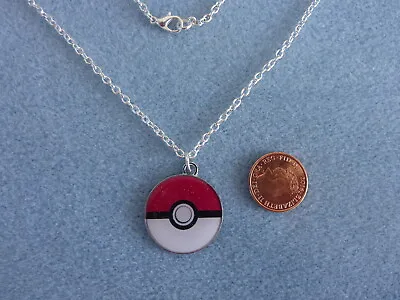 £5.99 • Buy Pokemon Go Themed Pokeball Enamel Charm Pendant Necklace 18  Birthday Gift # 362