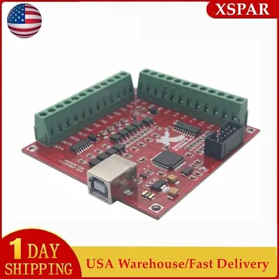 CNC USB MACH3 100Khz Breakout Board 4Axis Interface Driver Motion Controller US# • $21.38