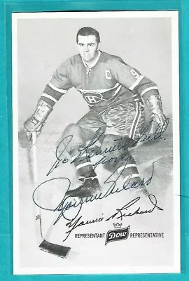 MAURICE  ROCKET  RICHARD Signed 4x6 Photo Postcard MONTREAL CANADIENS • $159.99