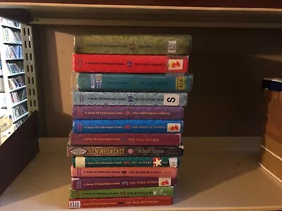£28 • Buy Series Of Unfortunate Events: Books 1-13 By Lemony Snicket :Complete Set Of 13
