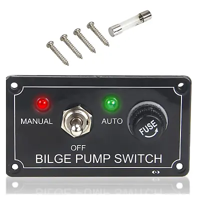 1Pcs Bilge Alarm Pump Switch With LED Indicator DC12V Marine Boat Accessories • $10.96
