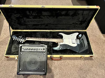 Electric Guitar Case & Amp. Brand Is Haze It Is A Fender Replica. Great Conditi • $350