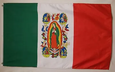 Guadalupe Mexican Flag Religious Flag New 3x5 Feet Polyester 100D • $8.88