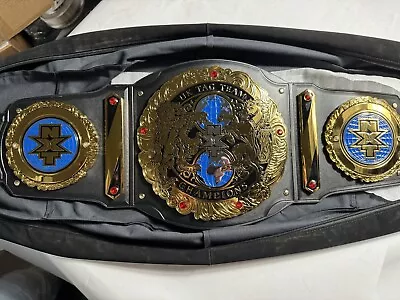 WWE NXT UK Tag Team Championship Replica Title Belt Ion Hand Wrestling Belt • $350