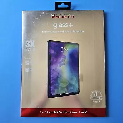 $14.99 • Buy ZAGG Glass+ Screen Protector For 11-inch Apple IPad Pro (Generations 1 & 2)