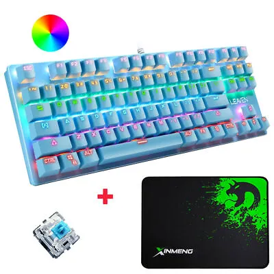 $28.99 • Buy Mechanical Gaming Keyboard Wired RGB Backlit Full Anti-ghosting Keypads For PS4