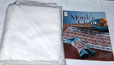 Avery Hill Monk's Cloth Afghan Cotton Fabric 2.5yds X 60  Plus Monk's Cloth Book • $21.99