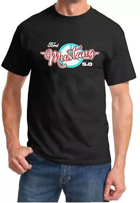 Ford Mustang 5.0 V8 Classic Design Tshirt NEW FREE SHIP • $20