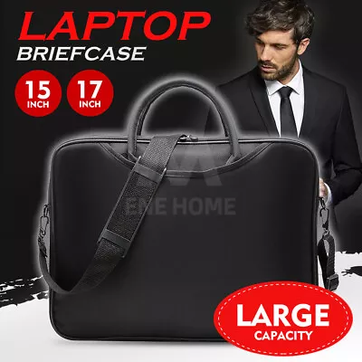 $19.90 • Buy 15'' 17'' Laptop Shoulder Bag Sleeve Briefcase Case For Macbook HP Dell Lenovo