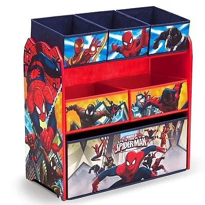 Delta Children Multi-Bin Toy Organizer Marvel Spider-Man • $72.72