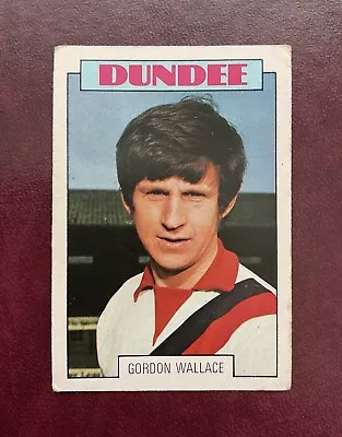 A&BC-1973-RARE SCOTTISH RED BACK (2nd SERIES) -# 162 ~ GORDON WALLACE Of DUNDEE • £3.99