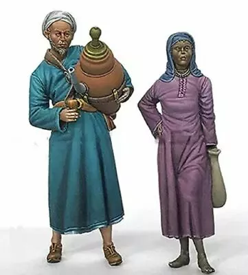 1/35 Resin Figure Model Kit Arab Civilians Merchants Traders Workers Unpainted • $18.39