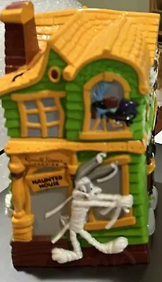 Halloween Haunted House Looney Tunes 5” Russel Stover COIN BANK Figure Toy Green • $12.75