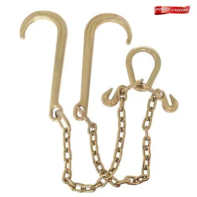 15  Large G70 V-Chain J Hooks Flatbed Tow Truck Rollback Wrecker Carrier 2 Mini • $51.32