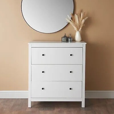 New Oslo 3 Drawer Chest Enhance Your Bedroom And Enjoy Even More Storage - • £155