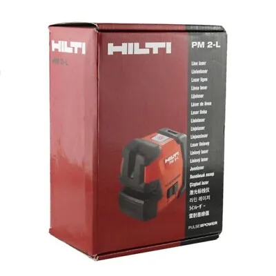 Hilti Laser Level PM 2-L Line Laser With Magnetic Shaped L-shaped Bracket • $231