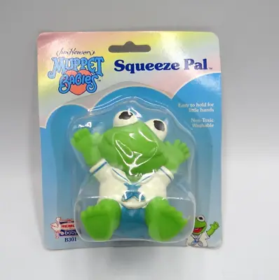 VTG 1989 Muppet Babies Squeeze Pal Kermit The Frog Jim Henson Remco Baby SEALED • $8.07