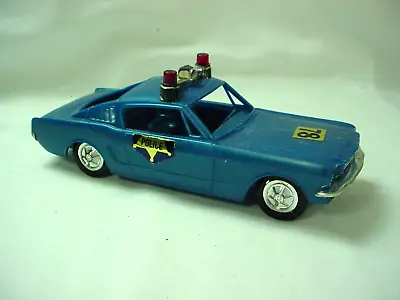 Vintage Ford Mustang Fastback Police Car Toy Dealer Promo Car • $33.48