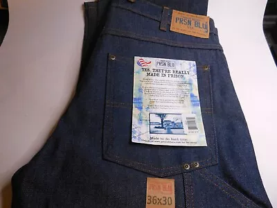 PRISON BLUES PRSN BLU Double Knee Jeans W/ Suspender Buttons NWT • $32.99