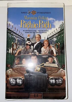 Richie Rich (VHS 1994) Video Cassette Tape Movie Family Macauley Culkin • $6.95