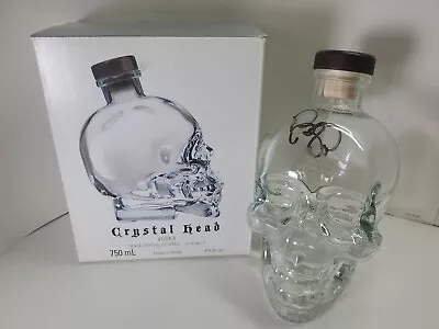 Crystal Head Vodka Empty Bottle 750ML Signed By Dan Aykroyd • $29.99