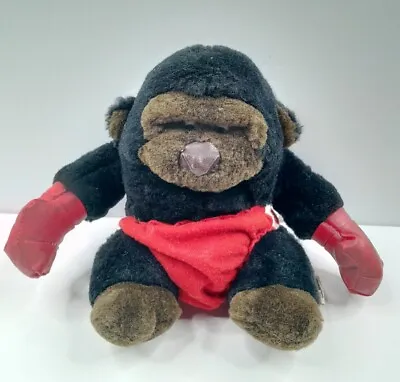 Vintage Gorilla Boxer Plush Monkey Stuffed Animal • $18