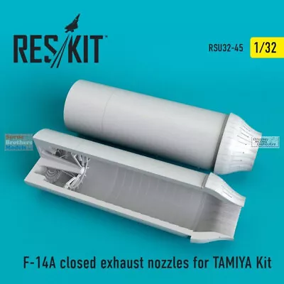 RESRSU320045U 1:32 ResKit F-14A Tomcat Closed Exhaust Nozzles (TAM Kit) • $40.74